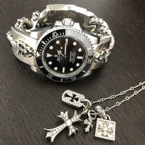 chrome hearts x rolex|chrome hearts rolex submariner.